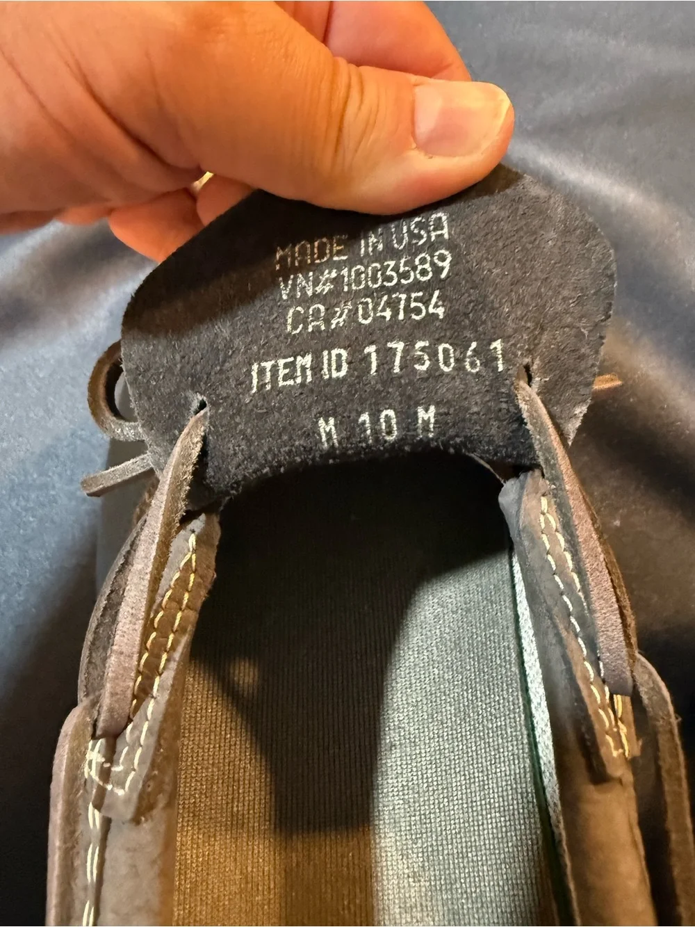 L.L. Bean Black/blue Rubber Duck Boots